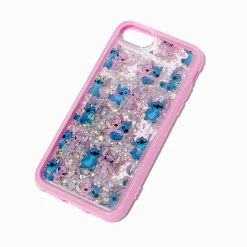 Coque de protection pour portable remplie d'eau BFF Disney Stitch - Compatible avec iPhone® 13/14/15