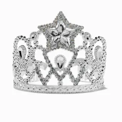 Couronne couleur argentée étoilée Claire's Club
