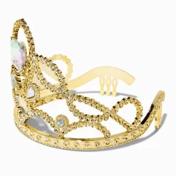 Couronne couleur dorée cœur aurore boréale Claire's Club