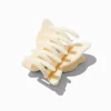 Cream Butterfly Medium Hair Claw
