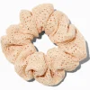 Cream Crochet Hair Scrunchie