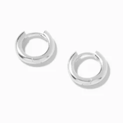 Créoles à charnière 10 mm argent sterling C LUXE by Claire’s