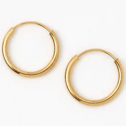 Créoles de 10 mm style anneau infini couleur dorée C LUXE by Claire's