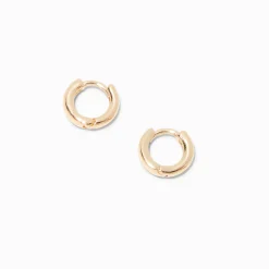 Créoles huggies 10 mm couleur dorée