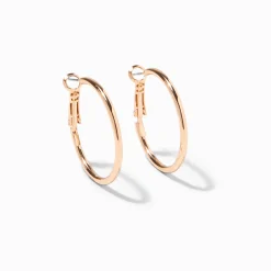 Créoles 30 mm couleur dorée