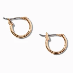 Créoles 10 mm couleur dorée