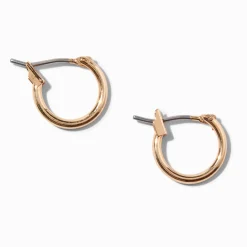 Créoles 10 mm couleur dorée