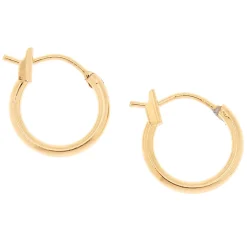 Créoles 12 mm couleur dorée jaune C LUXE by Claire’s