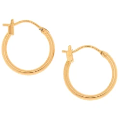 Créoles 14 mm couleur dorée jaune C LUXE by Claire’s