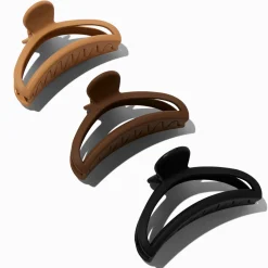 Curved Open Boho Hair Claws - 3 Pack