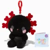 Décoration à clip pour sac en peluche axolotl noir 8 cm en exclusivité chez Claire’s #Plush Goals by Cuddle Barn®