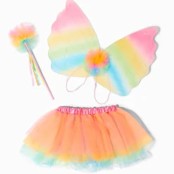 Déguisement papillon arc-en-ciel fluo Claire's Club - Lot de 3