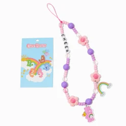 Dragonne pour portable inscription « Cheer » perlée Bisounous™