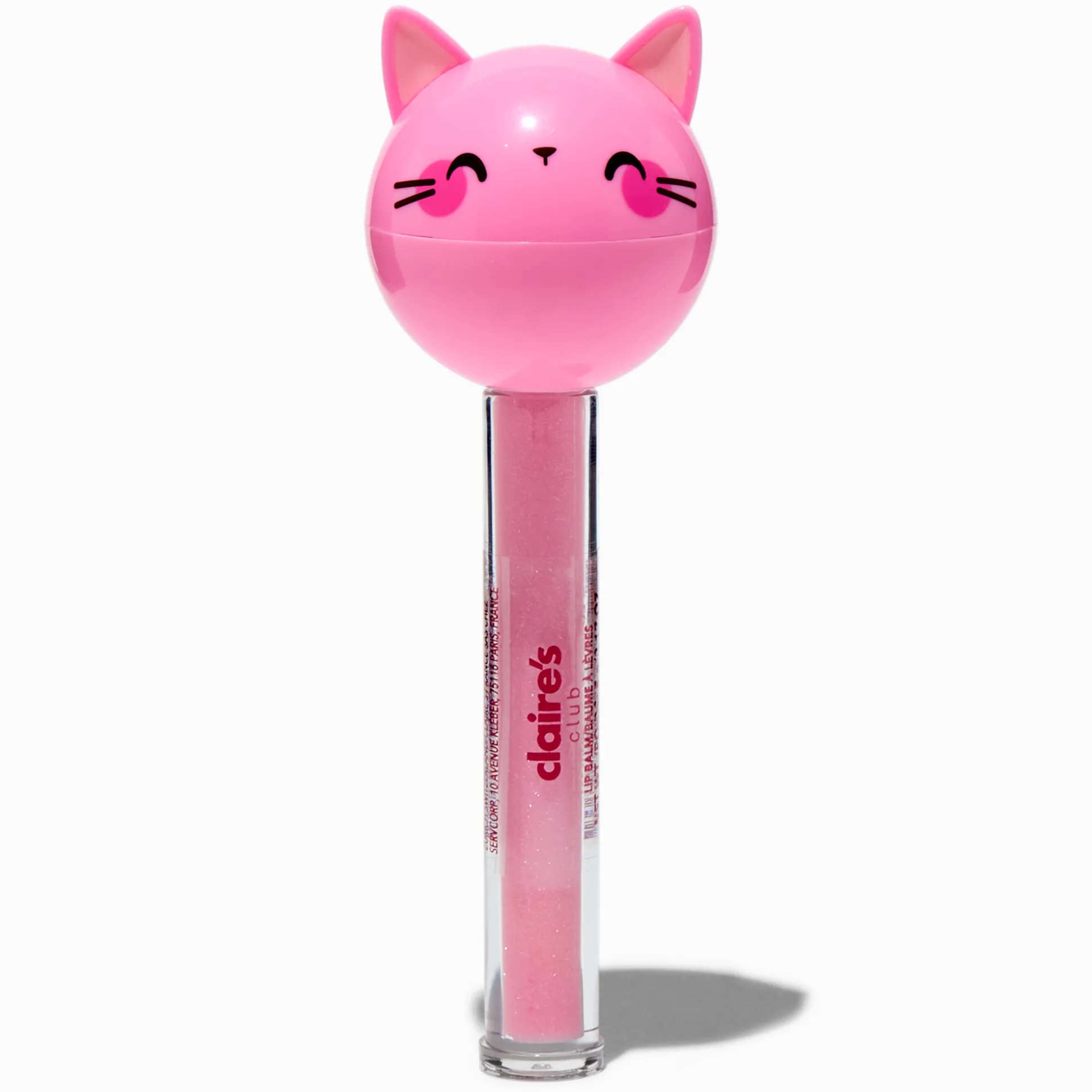 Duo d’articles pour les lèvres chat rose Claire's Club - Lot de 2