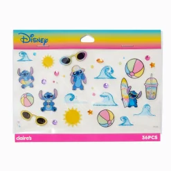 Ensemble d'autocollants et de bijoux de corps estivaux en exclusivité chez Claire’s Disney Stitch - Lot de 36