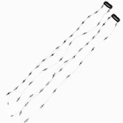 Extensions à clip étoile couleur argentée - Lot de 2