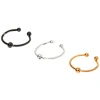 Faux anneaux de nez perlés en métaux mixtes - Lot de 3