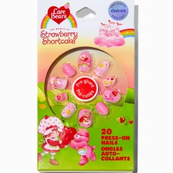 Faux ongles autocollants en exclusivité chez Claire’s Bisounours™ x Charlotte aux fraises™ - Lot de 20