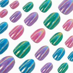 Faux ongles vegan autocollants stiletto Sheen Queen - Lot de 24