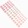 Faux ongles vegan autocollants variés strass roses - Lot de 3