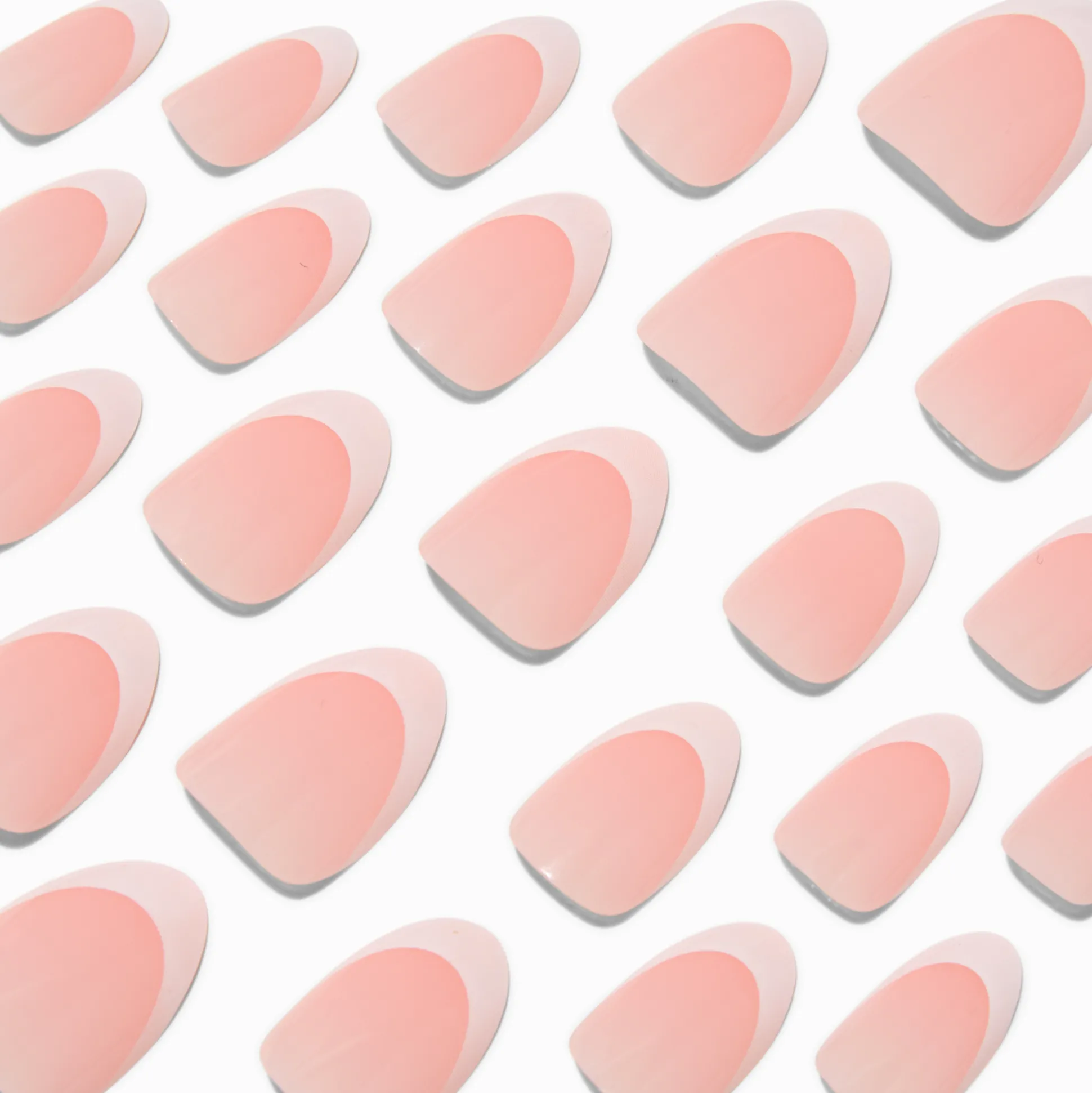 Faux ongles vegan squoval French manucure - Lot de 24