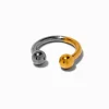 16G Mixed Metal Titanium Horseshoe Septum Nose Ring