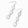 Ghost Linear Drop Earrings