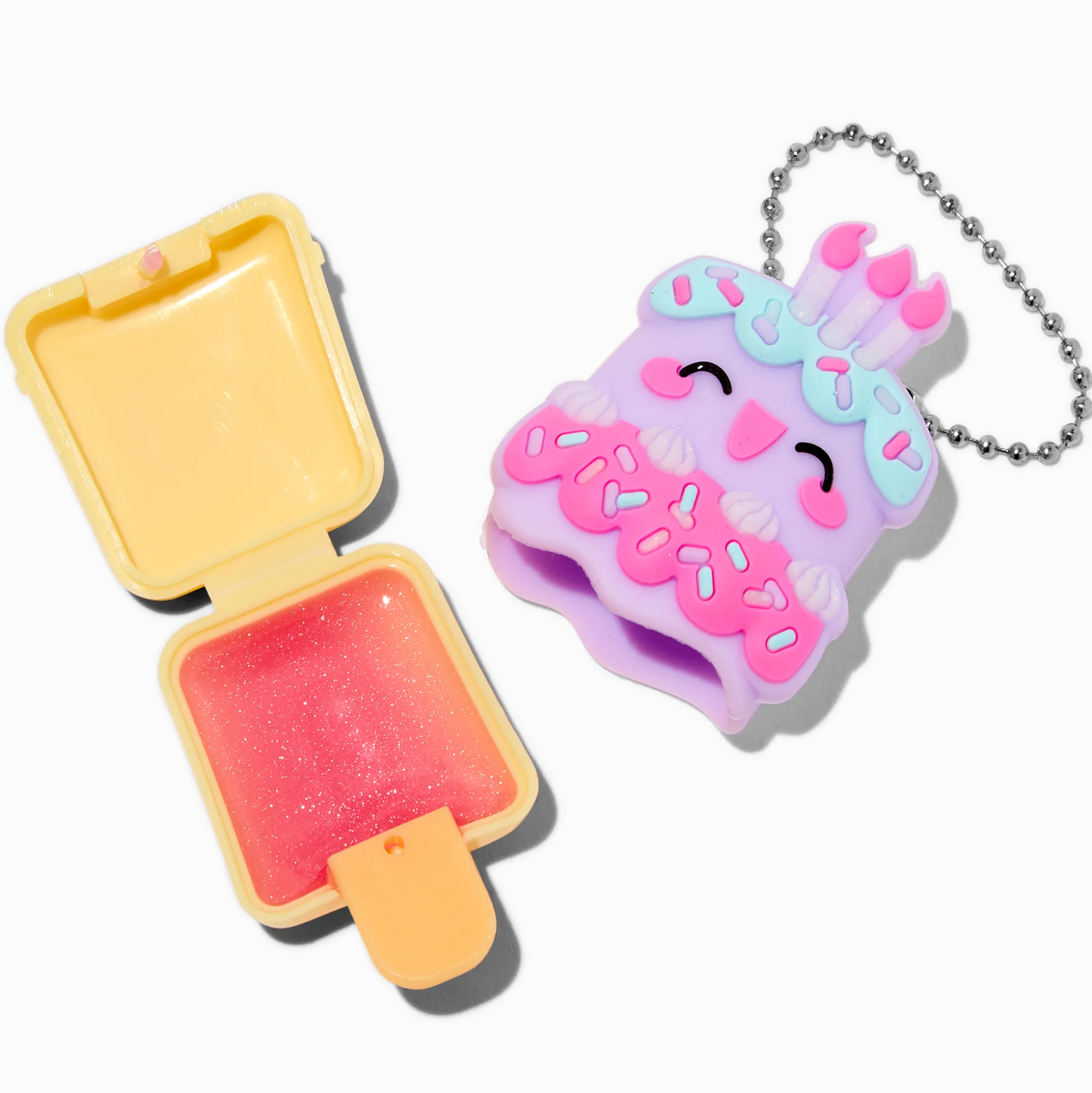 Gloss chat anniversaire Pucker Pops® - Gâteau d'anniversaire