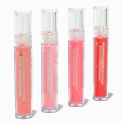 Gloss parfumés à la pêche - Lot de 4