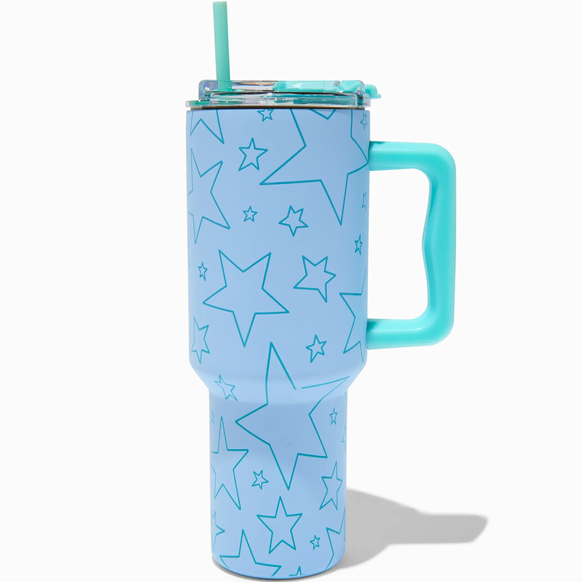 Gobelet à anse en acier inoxydable étoile bleu