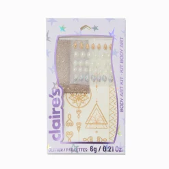 Gold Bohemian Glitter Assorted Body Art Kit