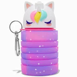 Gourde licorne à paillettes rétractable