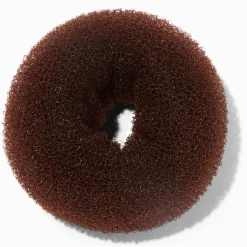Grand donut pour cheveux châtains
