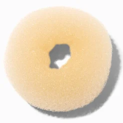 Grand donut pour cheveux blonds