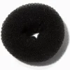 Grand donut pour cheveux noirs
