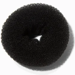 Grand donut pour cheveux noirs