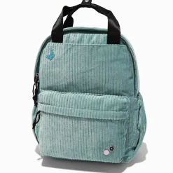 Green Corduroy Backpack