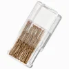 Hair Pins - Brown, 30 Pack