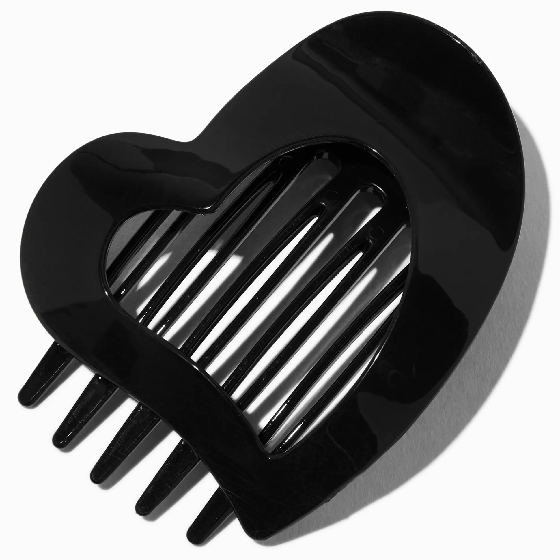 Heart Yoga Hair Claw - Black