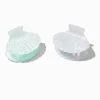 Iridescent Seashell Small Hair Claws - 2 Pack