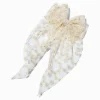 Ivory Daisy Lace Hair Bow Clip