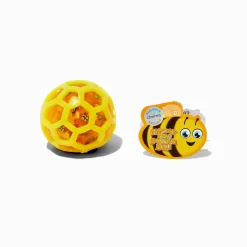 Jouet fidget balle en filet abeille spongieux en exclusivité chez Claire's - Les modèles peuvent varier