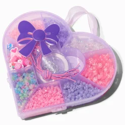 Kit de billes à fabriquer soi-même cœur rose