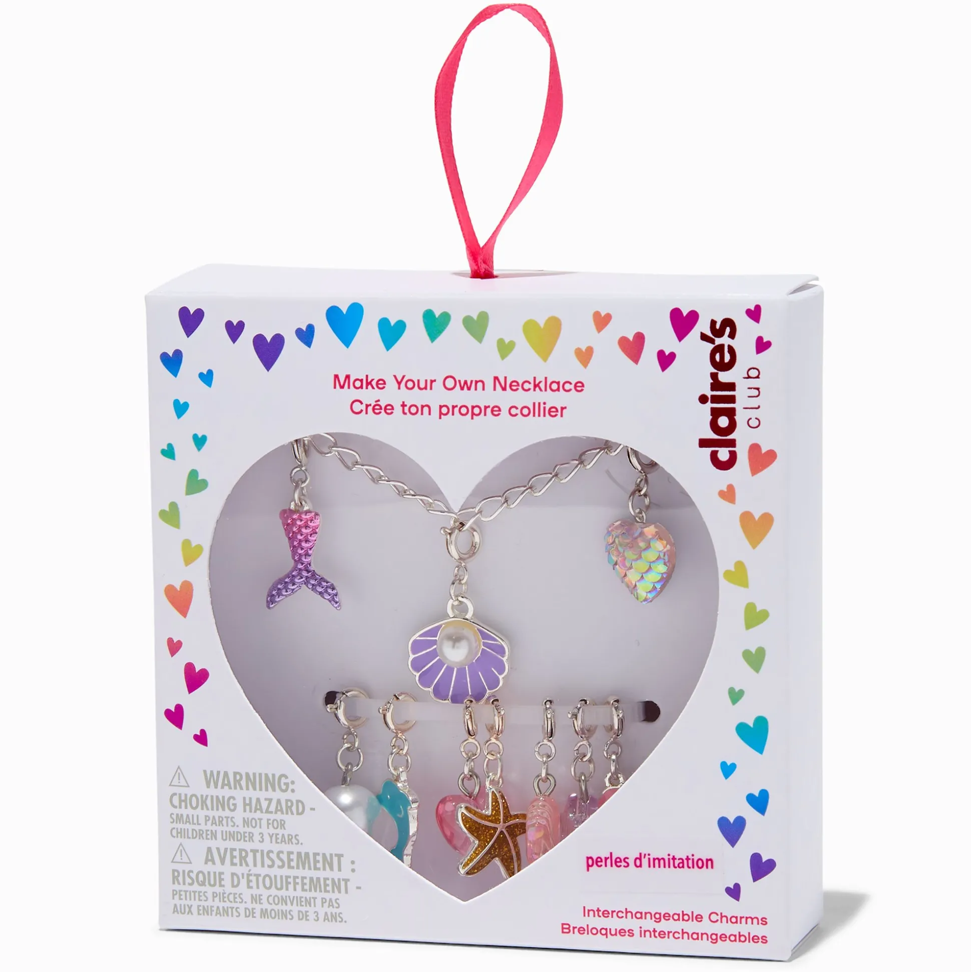 Kit de collier animaux marins à faire soi-même Claire's Club