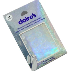 Languettes adhésives transparentes faux ongles vegan - Lot de 60