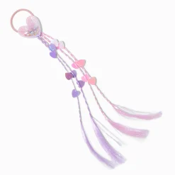 Élastique avec cheveux synthétiques shaky pastel Claire's Club