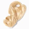 Élastique avec cheveux synthétiques bouclés extra large - Blond platine