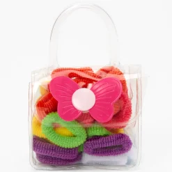 Élastiques à cheveux et sac Club Claire's - Lot de 38