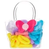 Élastiques à cheveux pastel et sac Club Claire's - Lot de 38