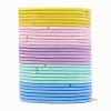 Élastiques de luxe tons pastel variés - Lot de 30